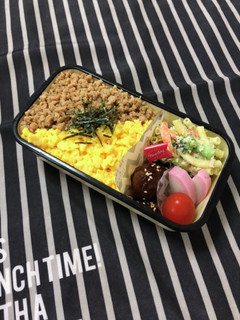 男子高校生弁当10/21そぼろ弁当-レシピのメイン写真