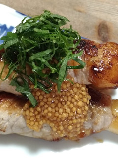 肉巻きみたらし団子のゴールドのせ-レシピのメイン写真