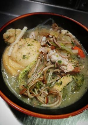 青海苔ちゃんこ鍋w❨(@≧↺≦@)❩ノ-レシピのメイン写真