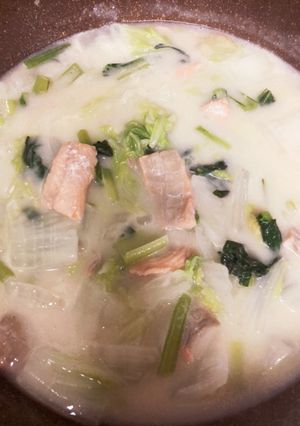 鮭のクリームシチュー(*´∀`)♪-レシピのメイン写真
