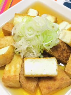 カリカリ厚揚げ豆腐の揚げ出し豆腐風-レシピのメイン写真