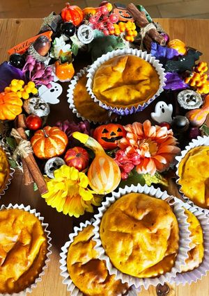 しっとりかぼちゃカップケーキ-レシピのメイン写真