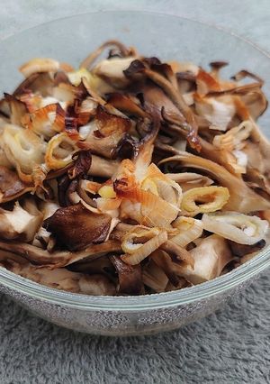 焼ききのこオートミール-レシピのメイン写真