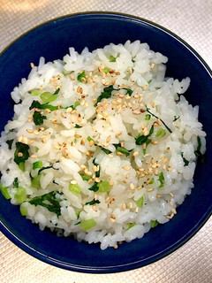 だし昆布香る♪大根菜のシンプル混ぜごはん-レシピのメイン写真