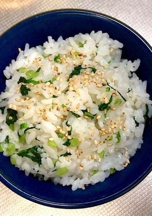 だし昆布香る♪大根菜のシンプル混ぜごはん-レシピのメイン写真