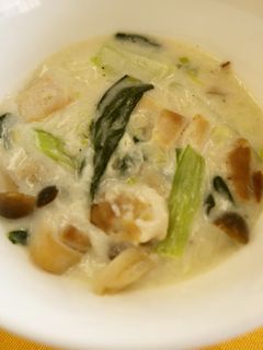 チンゲン菜の中華風クリーム煮-レシピのメイン写真