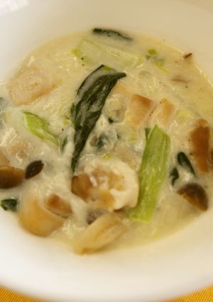 チンゲン菜の中華風クリーム煮-レシピのメイン写真