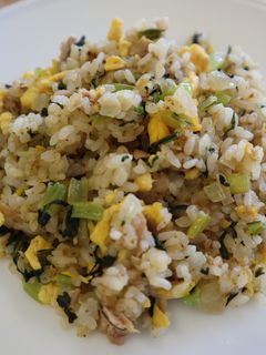 ツナと小松菜の炒飯-レシピのメイン写真