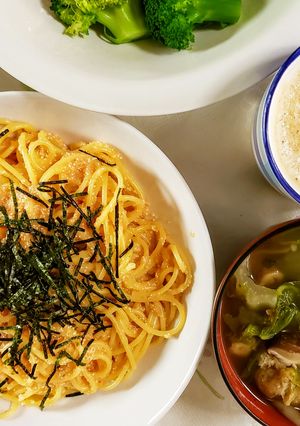 生クリーム不使用☆たらこスパゲティ☆-レシピのメイン写真