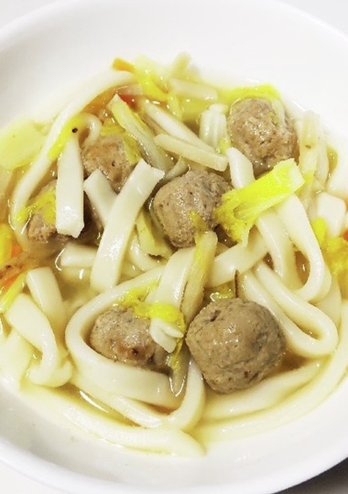 犬ご飯　三種の魚のつみれうどん-レシピのメイン写真