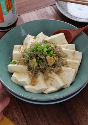 カリカリじゃこの温やっこ-レシピのメイン写真