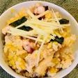 かぼちゃとたこの炊き込みご飯