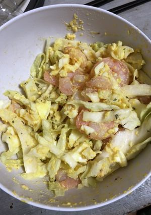 さっぱりキャベツ　エビタルタル-レシピのメイン写真
