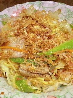 あっさり・梅肉で焼きそば-レシピのメイン写真