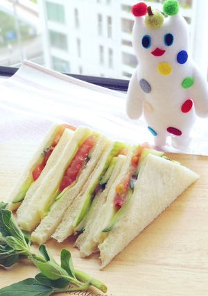野菜チーズサンド-レシピのメイン写真