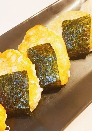外サクサク中ふわふわ♡簡単山芋の磯部焼き-レシピのメイン写真