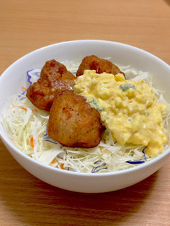 簡単!冷凍唐揚げタルタル丼-レシピのメイン写真