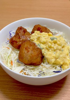 簡単！冷凍唐揚げタルタル丼-レシピのメイン写真