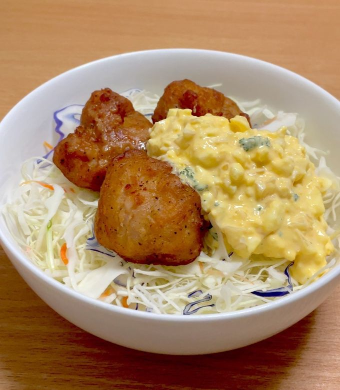 簡単!冷凍唐揚げタルタル丼-レシピのメイン写真