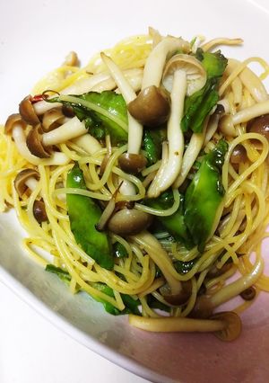 うりずん豆（四角豆）のペペロンチーノ-レシピのメイン写真