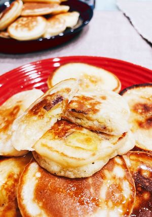 子供が喜ぶ☆さつまいもホットケーキ!-レシピのメイン写真