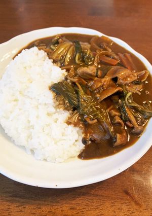 炒めないカレー（豚モツと白菜）-レシピのメイン写真