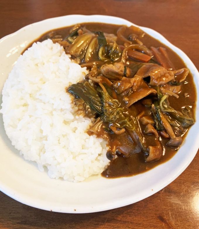 炒めないカレー（豚モツと白菜）-レシピのメイン写真