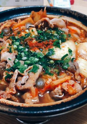 お手軽！旨辛チゲうどん-レシピのメイン写真