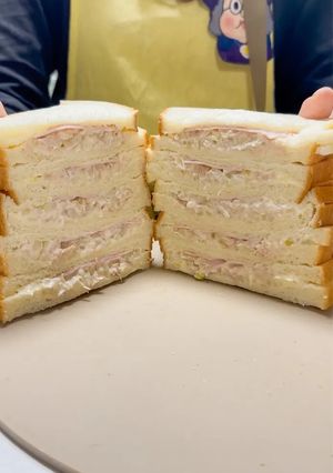 うちの定番！かさましツナマヨサンド-レシピのメイン写真