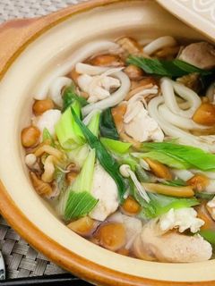 あったまる♡キノコの煮込みうどん-レシピのメイン写真