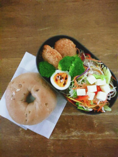 JK☆メープルナッツベーグル弁当♪-レシピのメイン写真