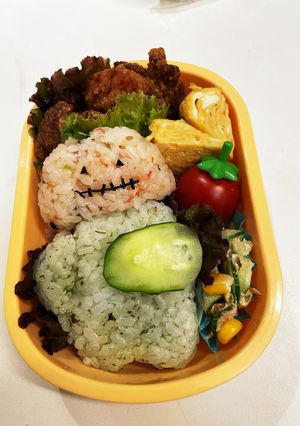 アマングアス× ハロウィンキャラ弁簡単-レシピのメイン写真
