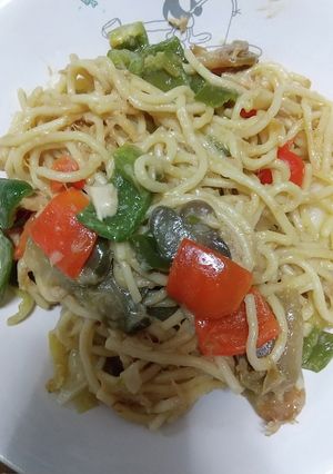 味付けザーサイとキャベツとツナのパスタ-レシピのメイン写真