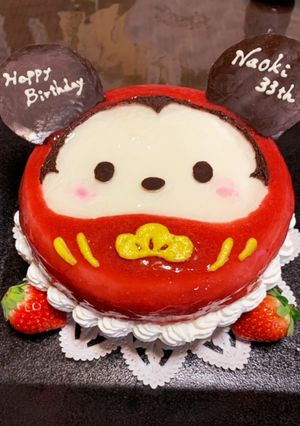 だるまミッキーのWチョコムースのタルト♪-レシピのメイン写真