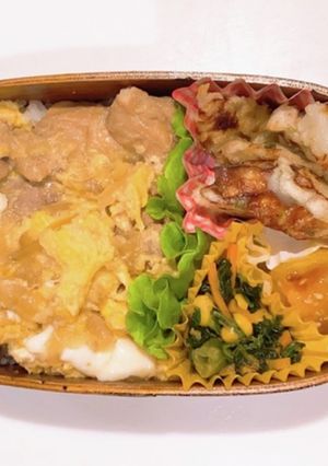 親子丼ランチ弁当-レシピのメイン写真