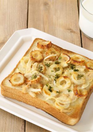 簡単♪ちくわパン風トースト-レシピのメイン写真