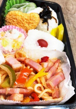 ナポリタン弁当　1022-レシピのメイン写真