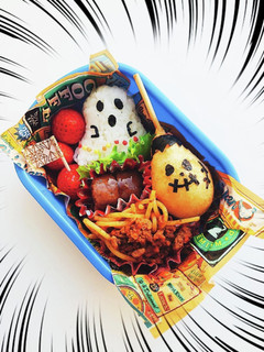 簡単 ハロウィンキャラ弁!-レシピのメイン写真