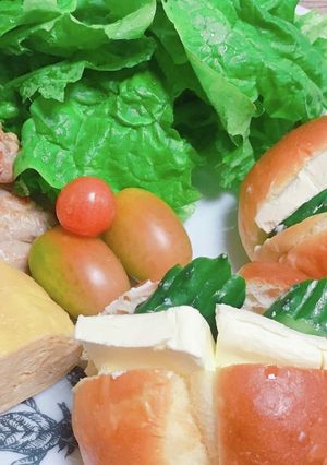ぬか漬けクリームチーズチキンサンド-レシピのメイン写真