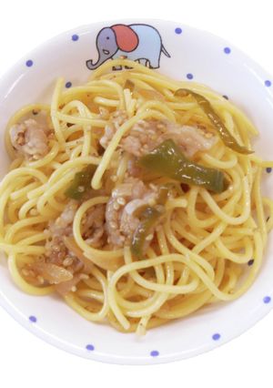 【保育園給食】焼肉スパゲティ-レシピのメイン写真
