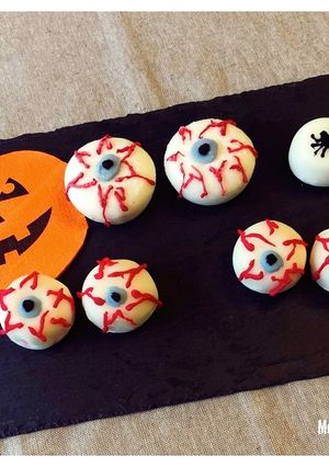 ハロウィンに！充血目玉-レシピのメイン写真