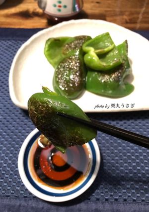 ジューシー蒸し焼きピーマン-レシピのメイン写真