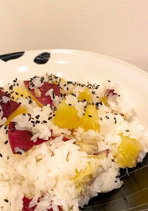 超簡単！ごろっとサツマイモご飯-レシピのメイン写真
