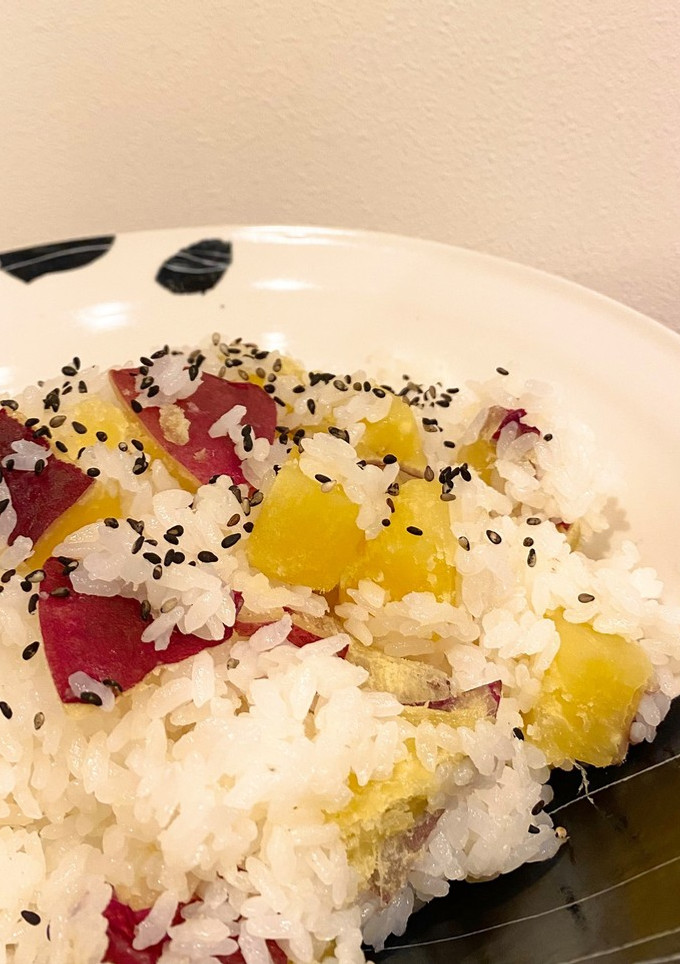 超簡単！ごろっとサツマイモご飯-レシピのメイン写真