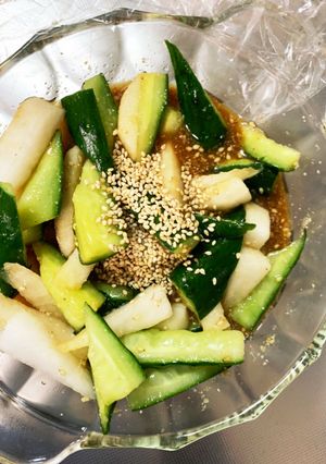 漬け時間なし大根きゅうりオイ甘酢浅漬け-レシピのメイン写真