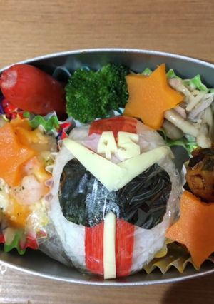 キャラ弁ゼンカイジャー-レシピのメイン写真