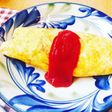 オートミールでオムライス 簡単な包み方も