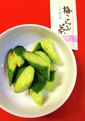 きゅうりの梅昆布茶あえ-レシピのメイン写真