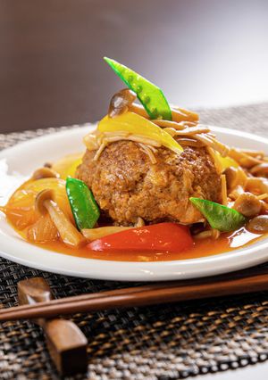 電気圧力鍋で簡単！和風煮込みハンバーグ-レシピのメイン写真