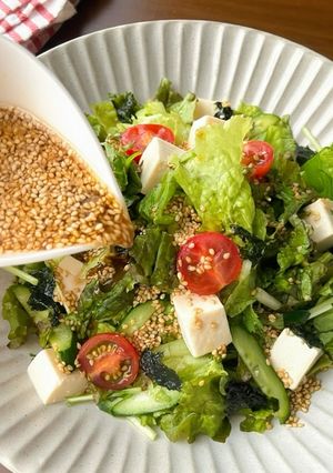 韓国料理店のチョレギサラダドレッシング-レシピのメイン写真